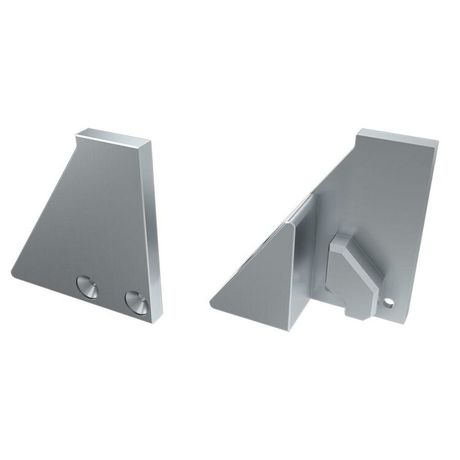 Заглушка для ALM-GLASS-6 с опорой левая глухая (ARL, Металл) - 026729 Arlight