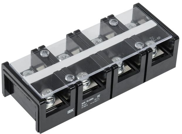 Блок зажимов БЗН ТС-2004 95 мм2 200A 4 пары | YZN42-04-095-K02 IEK