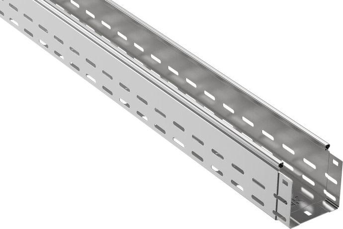 Лоток перфорированный 150х100 L3000 сталь 0.8мм ИЭК CLP10-100-150-3 IEK