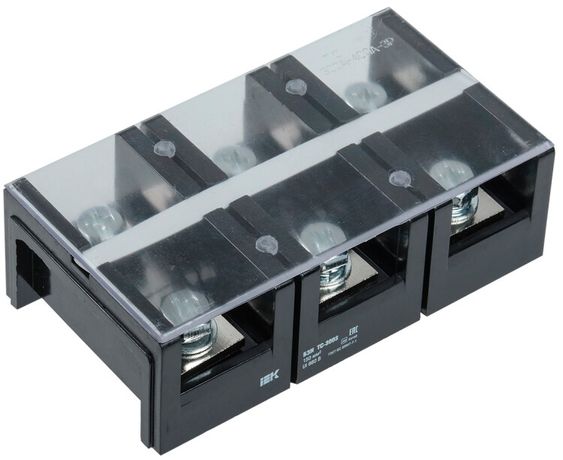 Блок зажимов БЗН ТС-3003 150 мм2 300A 3 пары | YZN42-03-150-K02 IEK