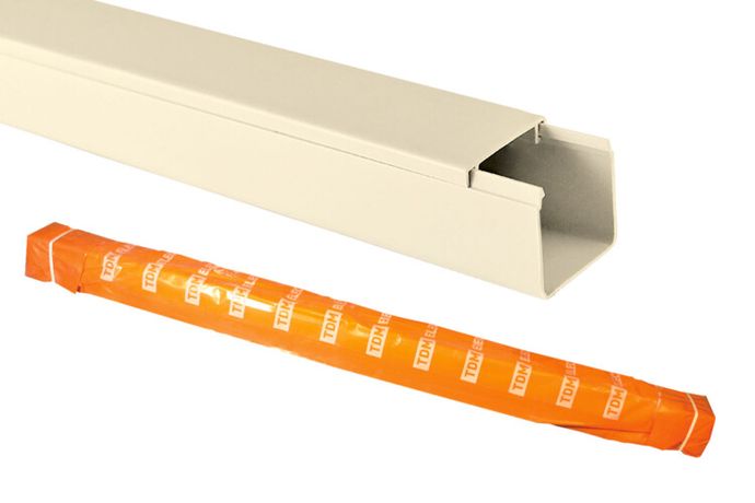 Кабель-канал 25х25 слоновая кость (50м) | SQ0402-0506 TDM