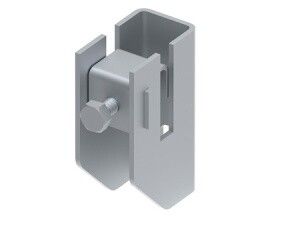 Держатель плоского проводника до 50 мм с болтом. Материал - горячеоцинкованная сталь. МД-830-ГЦ Ostec 392830