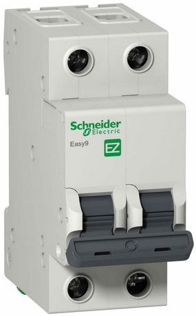 Выключатель автоматический двухполюсный EASY 9 40А C 4,5кА | EZ9F34240 Schneider Electric APC