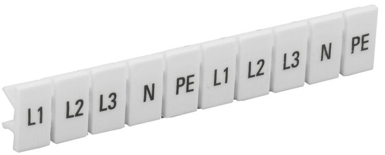 Маркеры для КПИ-4мм2 с символами ''L1, L2, L3, N, PE'' IEK - YZN11M-004-K00-A
