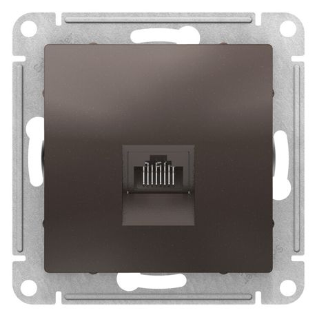 Механизм розетки компьютерной ATLAS DESIGN RJ45 мокко SchE ATN000683 APC