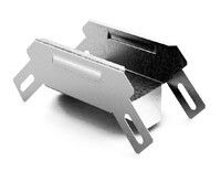 Угловой соединитель внешний к лотку 100х80, толщ. 1,0 мм, Сендзимир цинк, 032618 | УСВ90-100х80-1,0-СЦ Ostec