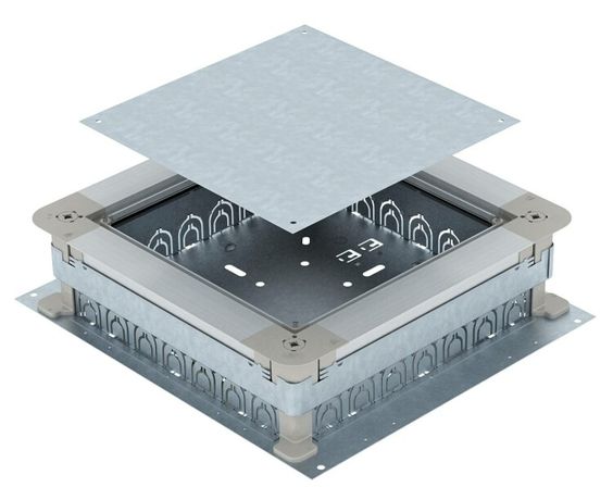 Монтажное основание под заливку в бетон 410x367x70 мм (сталь) (UZD 250-3 R) | 7410031 OBO Bettermann