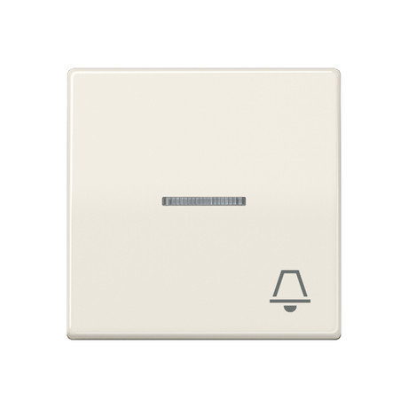 Клавиша для выключателя с окошком подсветки и символом "звонок"; слоновая кость| AS591KO5K |Jung