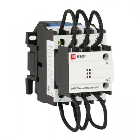 Контактор для конденсатора КМЭК 50квар 230В 2NО+1NC EKF PROxima | ctrk-s-110-50-230