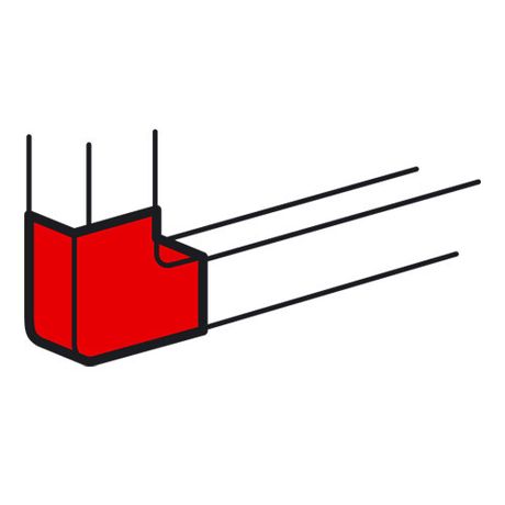 Плоский угол 90° - для кабель-каналов Metra 130x50 | 638043 Legrand