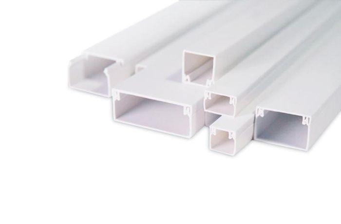 Кабель-канал 40x40 двойной замок, белый (40 м/уп) ПожТехКабель - 508-001