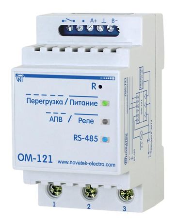 Ограничитель мощности однофазный ОМ-121 - 4325604121 НовАтек-Электро