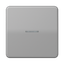 Клавиша для KNX кнопки, 1 группа с окошком; дюропласт; серый | CD101KO5GR Jung