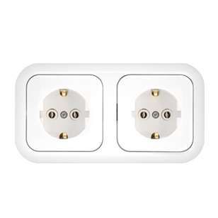 Розетка Беларусь двойная на шинах РС16-349 - Bylectrica