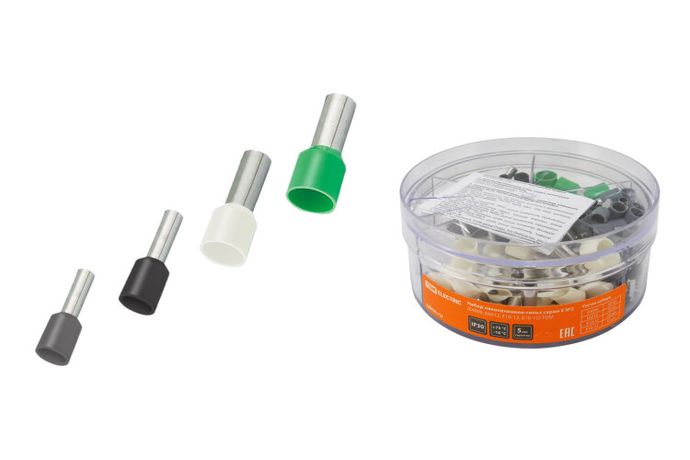 Набор наконечников-гильз серии Е №2 (Е4009, Е6012, Е10-12, Е16-12) | SQ0512-0017 TDM