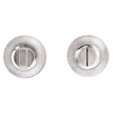 АЛЛЮР АРТ BK-R1 AS (31122) состаренное серебро - 12150 Завертка-фиксатор сантехническая для защелок замков задвижек к ручкам ПТК