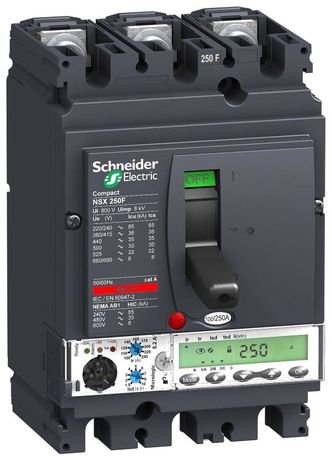 Выключатель автоматический 3п 3т 250А 50кА NSX250N Micrologic 5.2A SchE LV431880 Schneider Electric