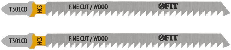Полотно по дереву HCS шлифованные под свободным углом зубья 116/91/3мм (T301CD) (уп.2шт) FIT 40898 РОС