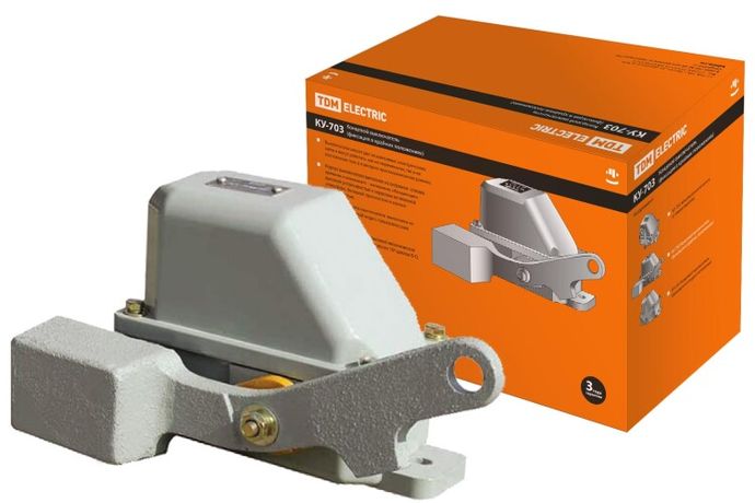 Концевой выключатель КУ-703 У1 фиксация в крайних положениях 10А 380В IP44 | SQ0732-0020 TDM