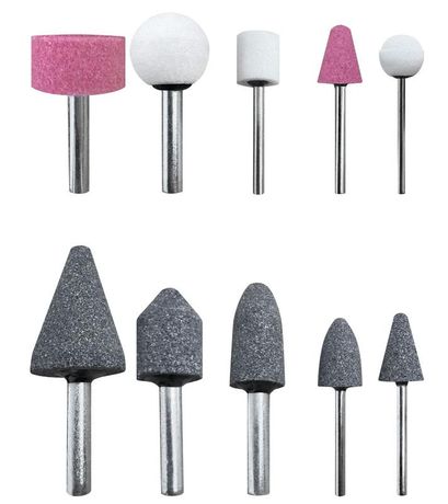 Шарошка абразивная по металлу большая и малая (уп.10шт) FIT 36466 РОС