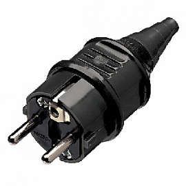 Вилка кабельная 16А 2Р+Е IP44 - 10754 Mennekes