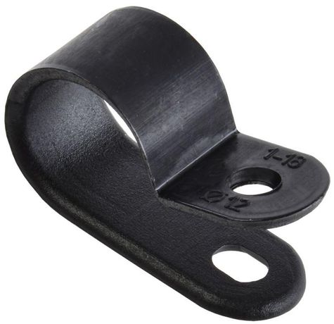 Скоба крепежная 12мм нейлоновая черная (50шт) | USK11-12-050-K02 IEK