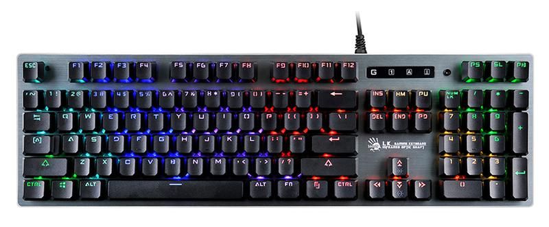 Клавиатура Bloody B765 механич. сер. USB for gamer LED A4TECH 1377936