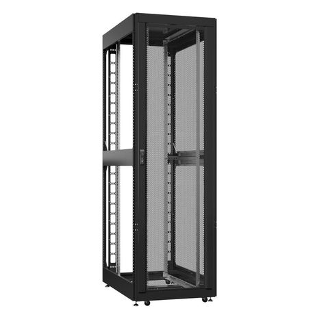 Шкаф серверный 52U 800х1200 передняя дверь: одностворчатая перфорированная IP20. задняя без. боковые панели: цвет: черный RAL9005 - EX 8252.9300 SYSMATRIX