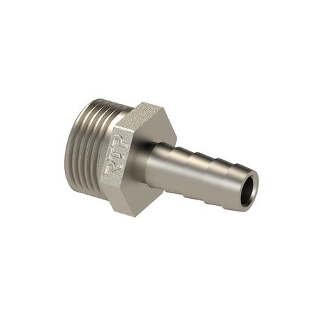 Штуцер для шланга латунь наружн. резьба 20х3/4дюйм никель RTP 25157