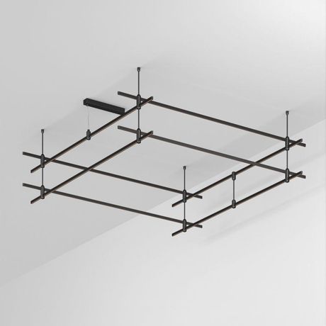 Трек ART-APRIORI-QUADRAT-2-ROD-400-2000x2000 (BK) (ARL, IP20 металл, 3 года) - 048550 Arlight