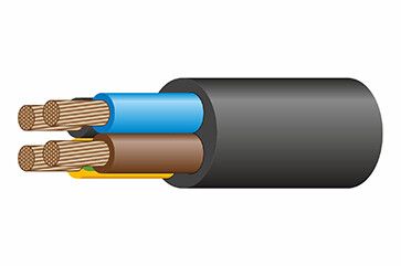 Кабель КГтп-ХЛ 3х25+1х10
