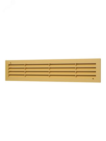 Решетка вентиляционная переточная, из ABS пластика 450х91, цвет Бежевый - 4409ДП беж ЭРА 242