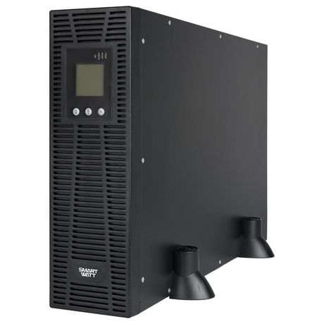 Источник бесперебойного питания SMARTWATT UPS SECURE 10kVA L, онлайн, мощность 10000/9000 ВА/Вт, стоечный/напольный, LCD дисплей, клеммная колодка, подключение внешних АКБ - 3703020750004 Delta