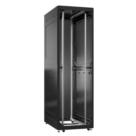 Шкаф серверный 52U 800х1200 передняя дверь: без. задняя одностворчатая глухой металл IP51. боковые панели: металл. цвет: черный RAL9005 - EX 8252.9021 SYSMATRIX