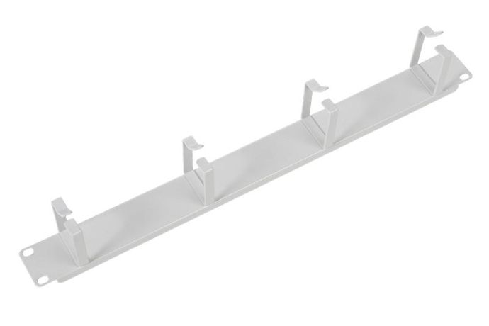 Органайзер кабельный горизонтальный ГКО-4.62 19дюйм 1U 4 кольца без окон сер. ЦМО 1132350