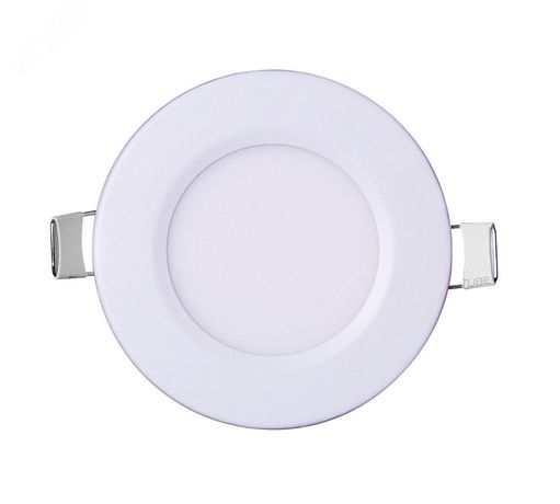 Светильник светодиодный ДВО-3w 4000K 200 Лм IP40 WH d80мм встраиваемый круг - 5008427A Jazzway