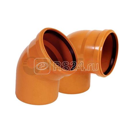 Отвод 67.5 градусов 110мм для наружной канализации - 30107110 VALFEX 22809