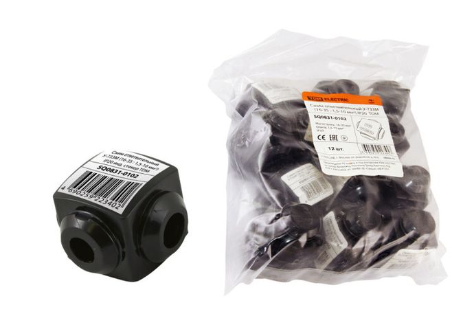 Сжим ответвительный У-733М (16-35 : 1,5-10 мм2) IP20 инд. стикер | SQ0831-0102 TDM