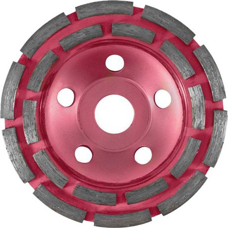 Диск шлифовальный алмазный сегментный 125мм посадочный диаметр 22.2мм двойной ряд КУРС 39515