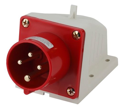 Вилка стационарная 514 3Р+РЕ 16А 380В IP44 (10/60/960) VS-16-3P-PE-IP44 - Б0032856 ЭРА