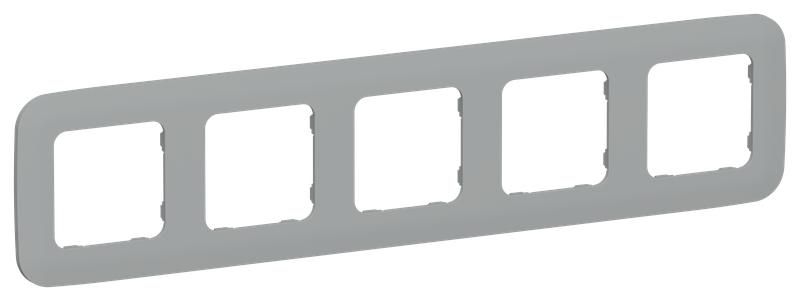 Рамка 5-м СП FLITE РУ-5-А-ФлС сер. IEK FI-M52-31-20-K03 IEK арт. FI-M52-31-20-K03