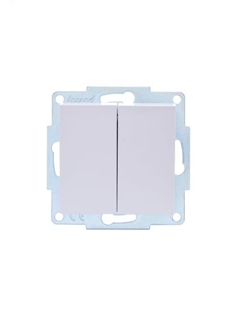 Выключатель 2-кл. СП Vesna механизм бел. LEZARD 742-0288-101