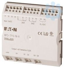 Модуль ввода / вывода + подключение термопары ,диапазон А, 6DI (2 AI) , 4DO -Транс, MFD-TP12-NI-A - 106044 EATON