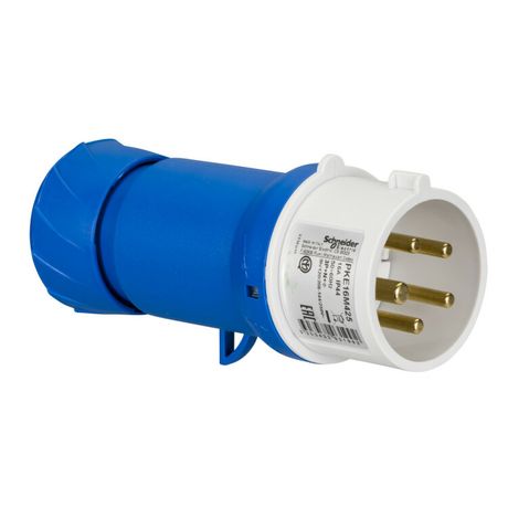 Вилка кабельная 16А 3P-N-E 200-250В винт. IP44 SchE PKE16M425 Schneider Electric