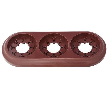 Рамка 3-м РЕТРО Bylectrica ЮЛИГ.735212.472коричневый