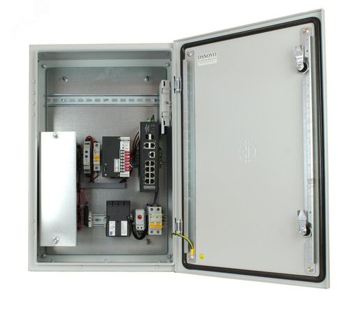 Коммутатор управляемый уличный L2 10 портовRJ45/Combo/SFP 100 1000 Мб/с РоЕ 240Вт - 00013732 OSNOVO OS-46TB1(SW-80822/ILR) OSNOVO арт. 13732