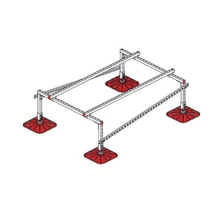 Конструкция опорная для установки оборудования TECHNORAPTOR FOOT 1200х1700 KM-TR-F-SSEI-1200-1700 КМ TR0012 КМ-Профиль