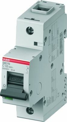 Выключатель автоматический однополюсный S801N 16А C 36кА (S801N C16) | 2CCS891001R0164 ABB