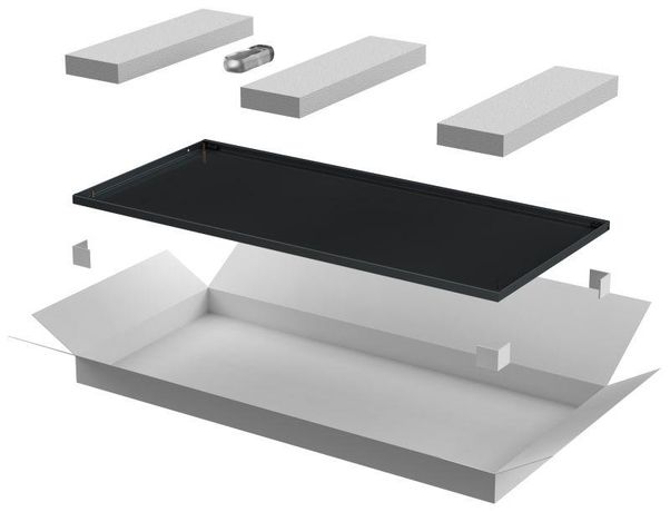 Дверь металлическая 800мм шкафа 38U чер. LINEA N - LN05-38U8X-DM IEK