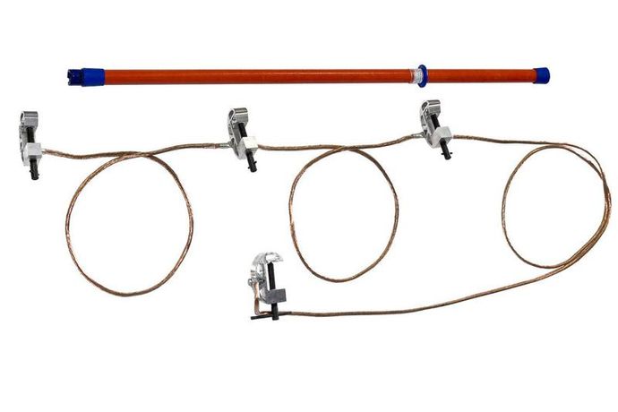 Заземление переносное ЗПП-500 Д 16кв.мм Диэлектрик Д413675